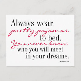 Sweet Dreams Postcard Postkarte