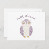 Sweet Dreams Postkarte (Vorne/Hinten)
