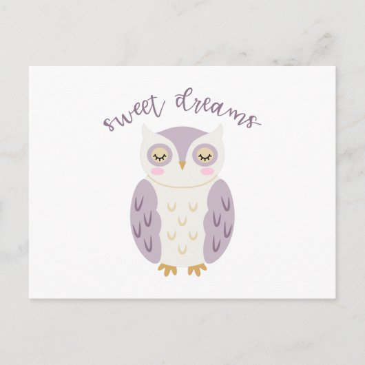 Sweet Dreams Postkarte (Vorderseite)