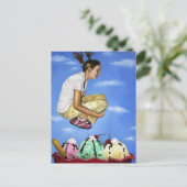 Sweet Dreams Postkarte (Stehend Vorderseite)