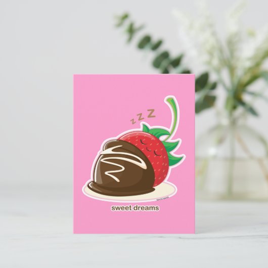 Sweet Dreams Postkarte (Stehend Vorderseite)