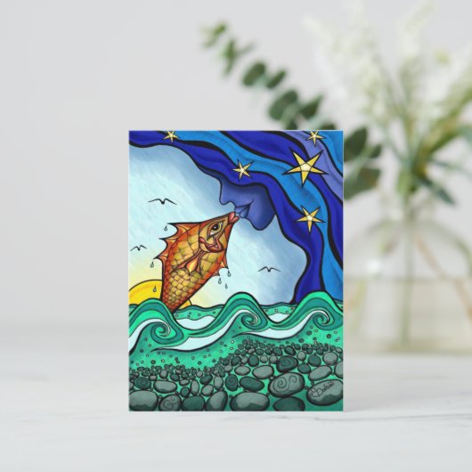 Sweet Dreams Postkarte (Stehend Vorderseite)