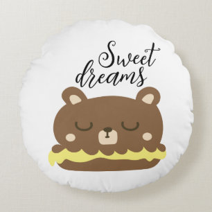 Sweet Dreams Rundes Kissen