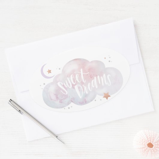 Sweet Dreams Slumber Gastgeschenk Stickers (Umschlag)