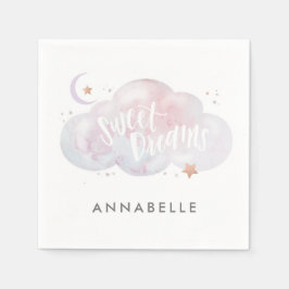 Sweet Dreams slumber Party Personalisiert Napkins Serviette