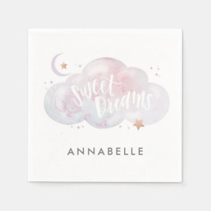 Sweet Dreams slumber Party Personalisiert Napkins Serviette