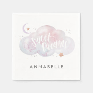 Sweet Dreams slumber Party Personalisiert Napkins Serviette