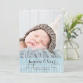 Sweet Dreams Two Foto Moderne Geburtsankündigung Ankündigung (Stehend Vorderseite)