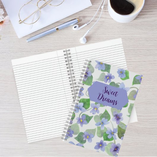 Sweet Dreams Violet Journal Notizblock