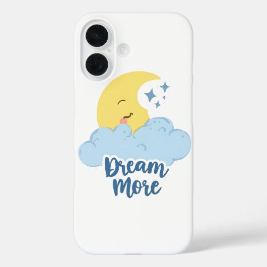 Sweet Dreams with Fluffy Cloud Case-Mate iPhone Hülle (Rückseite)