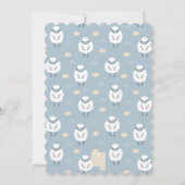 Sweet Dreams zählt Schafspuffdusche Einladung (Rückseite)