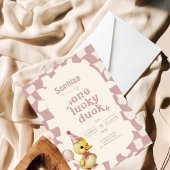 Sweet Duckling 1. Geburtstagsfeier Party Einladung