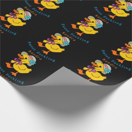 Sweet Duckling Geschenkpapier (Ecke)