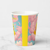 Sweet Duckling on Pink Clouds Hot Drinks Cups Pappbecher (Links)