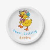 Sweet Duckling Pappteller (Vorderseite)