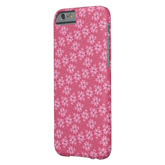 Sweet Dusty Pink Muster iPhone Case (Rückseite Links)