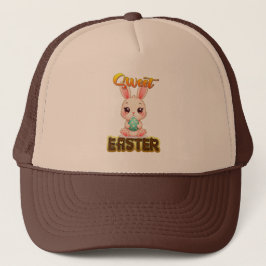 Sweet Easter Bunny – Cute Chocolate Style - boné Truckerkappe