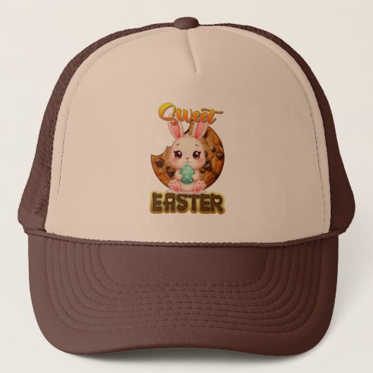Sweet Easter Bunny – Cute Design - boné Truckerkappe (Vorderseite)