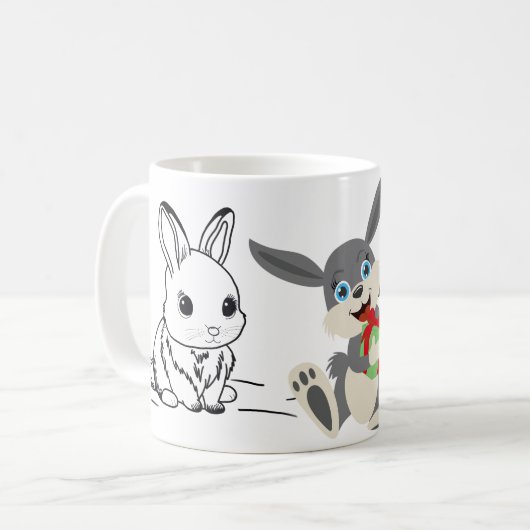 Sweet Easter bunny Kaffeetasse (Vorderseite Links)