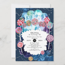 Sweet Editable Candyland Birthday