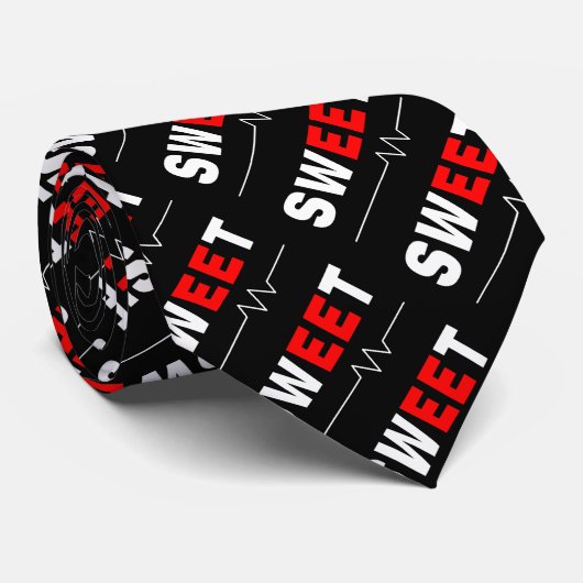 Sweet Electrical Engineer Black Krawatte (Gerollt)