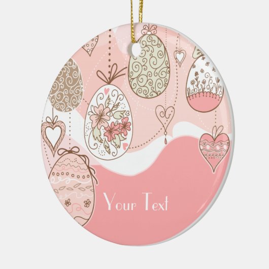 Sweet Elegance Easter Keramikornament (Links)