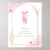Sweet Elegant Arch Ballerina Begrüßungstücher Poster (Vorne)