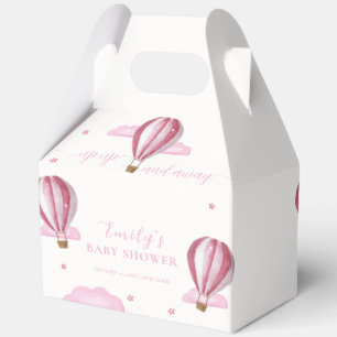 Sweet Elegant Hot Air Ballon Girl Baby Shower Geschenkschachtel