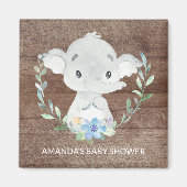 Sweet Elephant Baby Dusche Gefallen Magnet (Vorne)