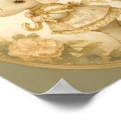 Sweet Elephant - Baby Room Poster (Ecke)