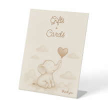 Sweet Elephant Baby Shower Geschenke & Cards Unter