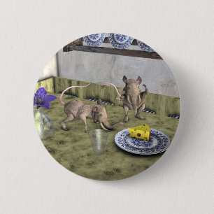 Sweet Elephant Mice Button