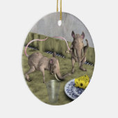 Sweet Elephant Mice Keramik Ornament (Rechts)