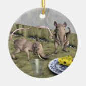 Sweet Elephant Mice Keramik Ornament (Vorne)