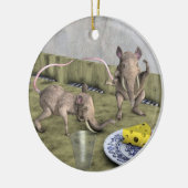 Sweet Elephant Mice Keramik Ornament (Links)