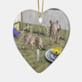 Sweet Elephant Mice Keramikornament (Links)
