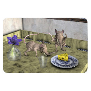 Sweet Elephant Mice Magnet