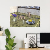 Sweet Elephant Mice Poster (Heimbüro)