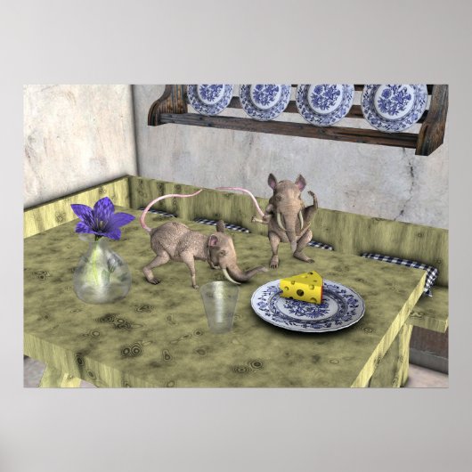 Sweet Elephant Mice Poster (Vorne)