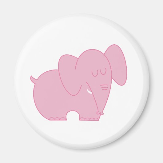Sweet Elephant (Pink) Magnet (Vorne)