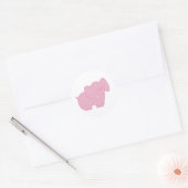 Sweet Elephant (Pink) Runder Aufkleber (Umschlag)