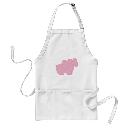 Sweet Elephant (Pink) Schürze (Vorne)