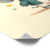 Sweet Elephant Safari Kinderzimmer Kunst, Dichtung Poster (Ecke)