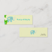 Sweet Elephant Vielen Dank Mini Visitenkarte (Vorne/Hinten)