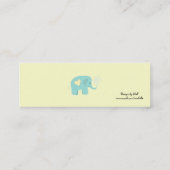 Sweet Elephant Vielen Dank Mini Visitenkarte (Rückseite)