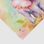 Sweet Elephant Watercolor Seidenpapier (Ausschnitt)