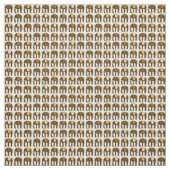 Sweet Elephants Muster Neutrals Braun Stoff (Muster)