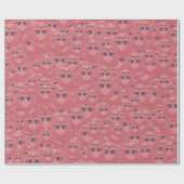 Sweet Emoji Canvas Print Muster Geschenkpapier (Flach)