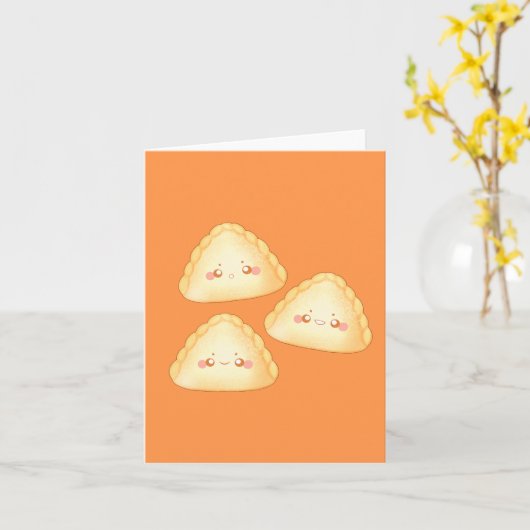 Sweet Empanadas De Leche Karte (Gelbe Blume)