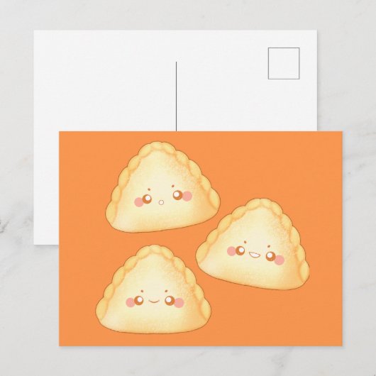 Sweet Empanadas De Leche Postkarte (Vorne/Hinten)